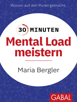 cover image of 30 Minuten Mental Load meistern